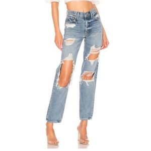 GRLFRND | Helena High Rise Straight Jeans in Call Me